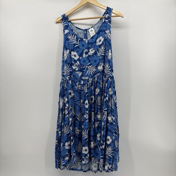 Disney Mickey and Friends Aloha Dress Women’s L Cruise Vacation Aulani Tropical - Picture 2 of 16